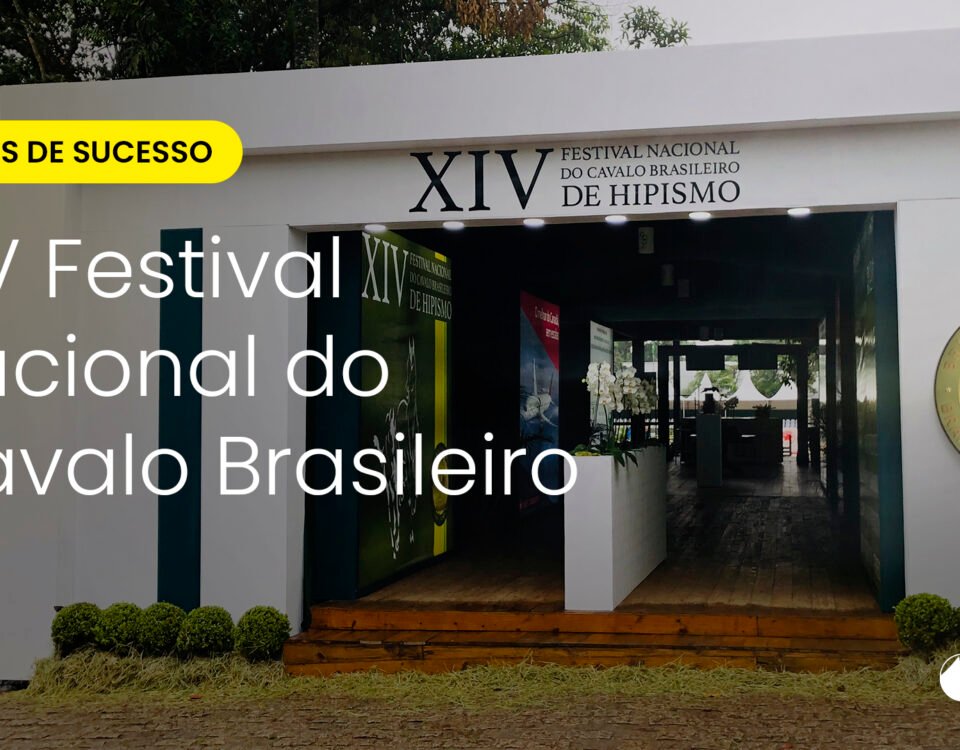 escubra como o Grupo Fera Brasil contribuiu para o sucesso do XIV Festival Nacional do Cavalo Brasileiro de Hipismo com uma comunicação visual estratégica, elegante e funcional.