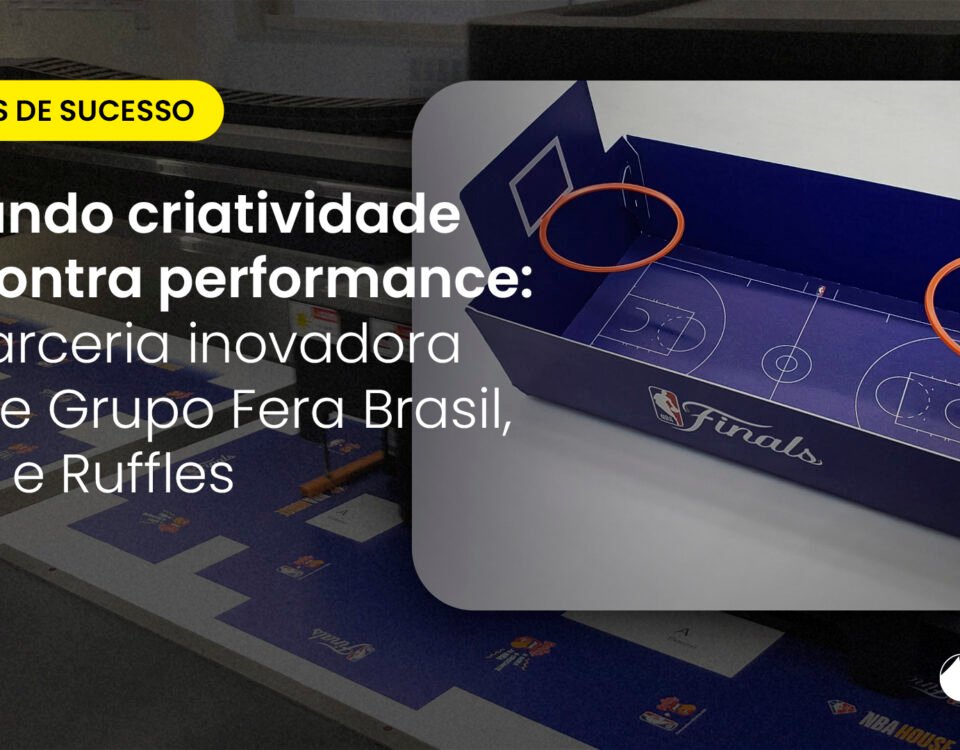 Grupo Fera Brasil assina ativação criativa com bandejas temáticas para a NBA e Ruffles, entregando experiência marcante no evento de 75 anos da liga no Brasil.